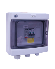 Coffret AC 3-4kW monophasé 230VAC 16A pour photovoltaique