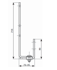 Crochet I'M SOLAR pour tuile ardoise | Alma Solar® N°1 des panneaux solaires