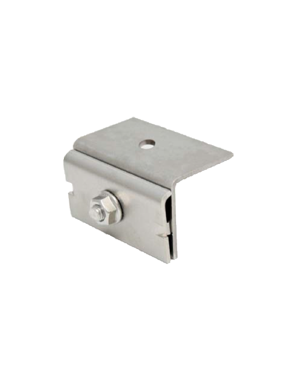 Bride I'M SOLAR pour couverture tôle joint debout | Alma Solar® N°1 des panneaux solaires