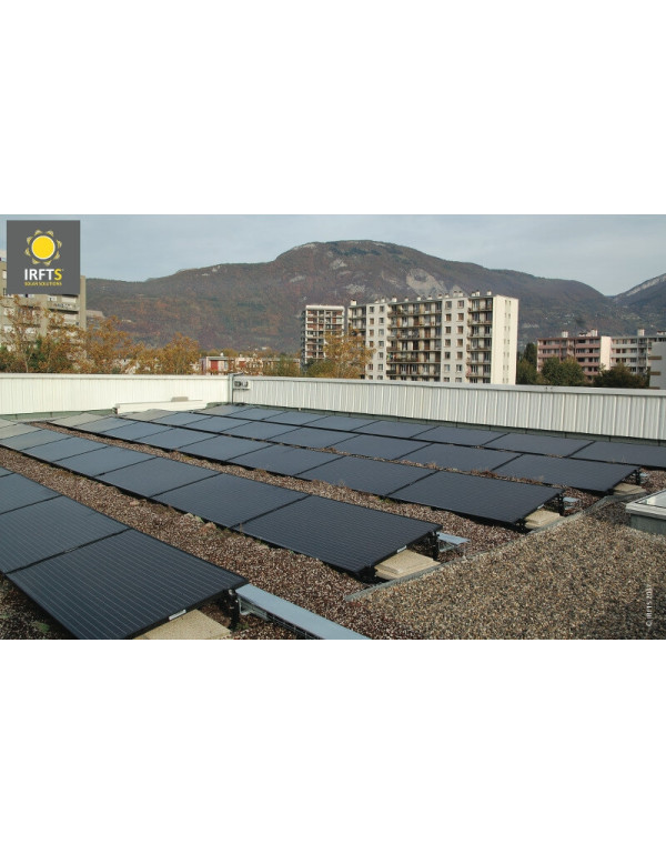 Easy Roof Flat 10-14° pour installation toit plat | Alma Solar® N°1 des panneaux solaires