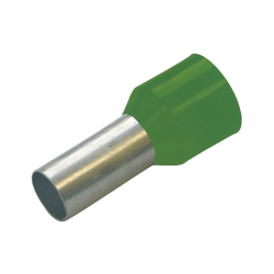 Cosses isolées Haupa 270038 6 mm² série de couleurs I, française, longueur 12 mm, vert