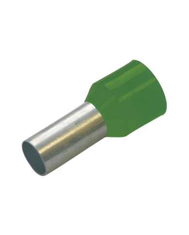 Cosses isolées Haupa 270038 6 mm² série de couleurs I, française, longueur 12 mm, vert Cosses isolées Haupa 270038 6 mm² série de couleurs I, française, longueur 12 mm, vert