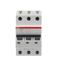 Disjoncteur miniature ABB S200M Type B, 3 pôles 63A 440V, capacité de coupure 10 kA System Pro M Compact Disjoncteur miniature ABB S200M Type B, 3 pôles 63A 440V, capacité de coupure 10 kA System Pro M Compact