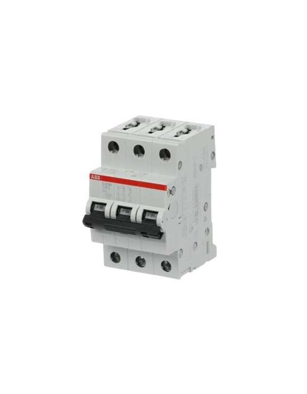 Disjoncteur ABB S203M-C63 3P 63A caractéristique C, 10 kA Disjoncteur ABB S203M-C63 3P 63A caractéristique C, 10 kA
