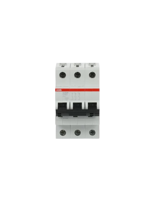 Disjoncteur ABB S203M-C63 3P 63A caractéristique C, 10 kA Disjoncteur ABB S203M-C63 3P 63A caractéristique C, 10 kA
