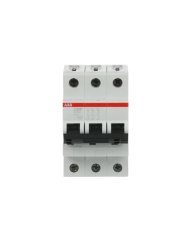 Disjoncteur ABB S203M-C63 3P 63A caractéristique C, 10 kA Disjoncteur ABB S203M-C63 3P 63A caractéristique C, 10 kA