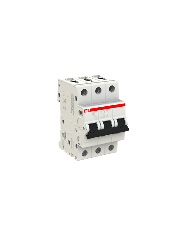 Disjoncteur ABB S203M-C50 3P 50A caractéristique C, 10 kA Disjoncteur ABB S203M-C50 3P 50A caractéristique C, 10 kA