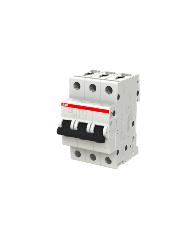 Disjoncteur ABB S203M-C50 3P 50A caractéristique C, 10 kA Disjoncteur ABB S203M-C50 3P 50A caractéristique C, 10 kA