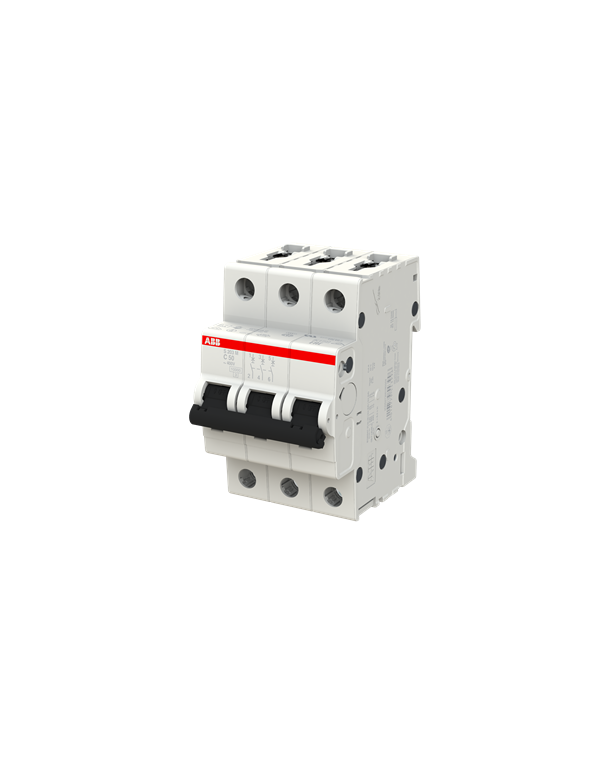 Disjoncteur ABB S203M-C50 3P 50A caractéristique C, 10 kA Disjoncteur ABB S203M-C50 3P 50A caractéristique C, 10 kA