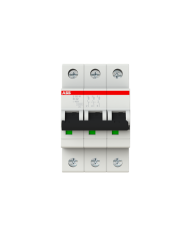 Disjoncteur ABB S203M-B32 3P 32A caractéristique B, 10 kA Disjoncteur ABB S203M-B32 3P 32A caractéristique B, 10 kA