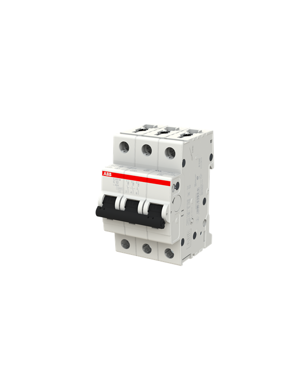 Disjoncteur ABB S203M-C32 3P 32A caractéristique C, 10 kA Disjoncteur ABB S203M-C32 3P 32A caractéristique C, 10 kA