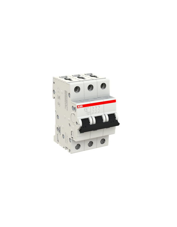 Disjoncteur ABB S203M-B25 3P 25A caractéristique B, 10 kA Disjoncteur ABB S203M-B25 3P 25A caractéristique B, 10 kA