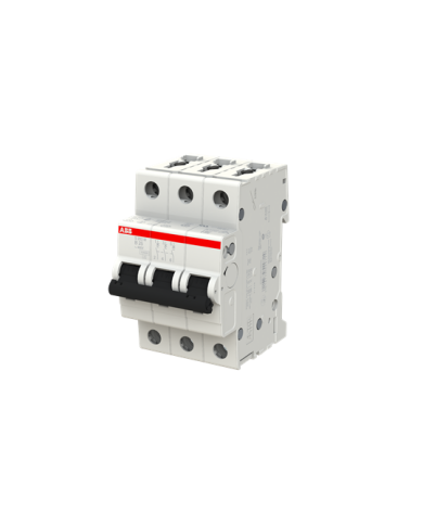 Disjoncteur ABB S203M-B25 3P 25A caractéristique B, 10 kA Disjoncteur ABB S203M-B25 3P 25A caractéristique B, 10 kA