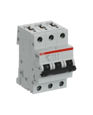 Disjoncteur ABB S203M-B16 3P 16A caractéristique B, 10 kA Disjoncteur ABB S203M-B16 3P 16A caractéristique B, 10 kA