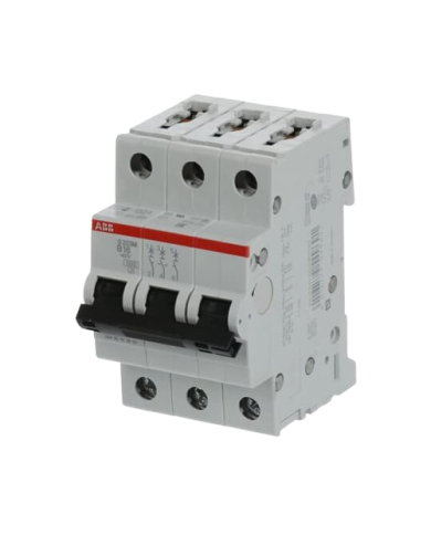 Disjoncteur ABB S203M-B16 3P 16A caractéristique B, 10 kA Disjoncteur ABB S203M-B16 3P 16A caractéristique B, 10 kA