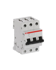 Disjoncteur ABB S203M-C10 3P 10A caractéristique C, 10 kA Disjoncteur ABB S203M-C10 3P 10A caractéristique C, 10 kA