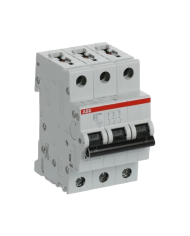 Disjoncteur ABB S203M-B6 3P 6A caractéristique B, 10 kA Disjoncteur ABB S203M-B6 3P 6A caractéristique B, 10 kA