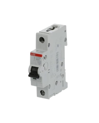 Disjoncteur ABB S201M-B63 1P 63A caractéristique B, 10 kA Disjoncteur ABB S201M-B63 1P 63A caractéristique B, 10 kA