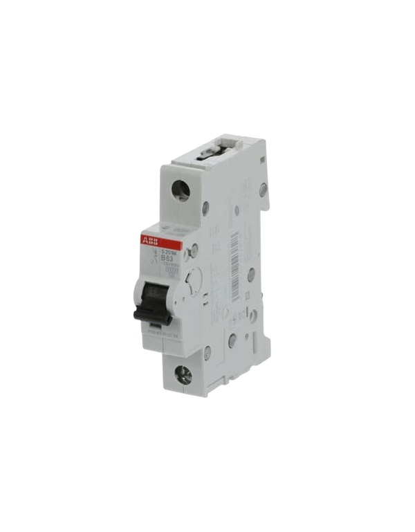 Disjoncteur ABB S201M-B63 1P 63A caractéristique B, 10 kA Disjoncteur ABB S201M-B63 1P 63A caractéristique B, 10 kA