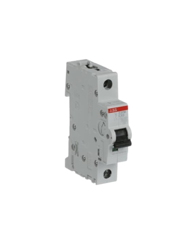 Disjoncteur ABB S201M-C63 1P 63A caractéristique C, 10 kA Disjoncteur ABB S201M-C63 1P 63A caractéristique C, 10 kA