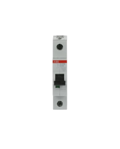 Disjoncteur ABB S201M-C63 1P 63A caractéristique C, 10 kA Disjoncteur ABB S201M-C63 1P 63A caractéristique C, 10 kA