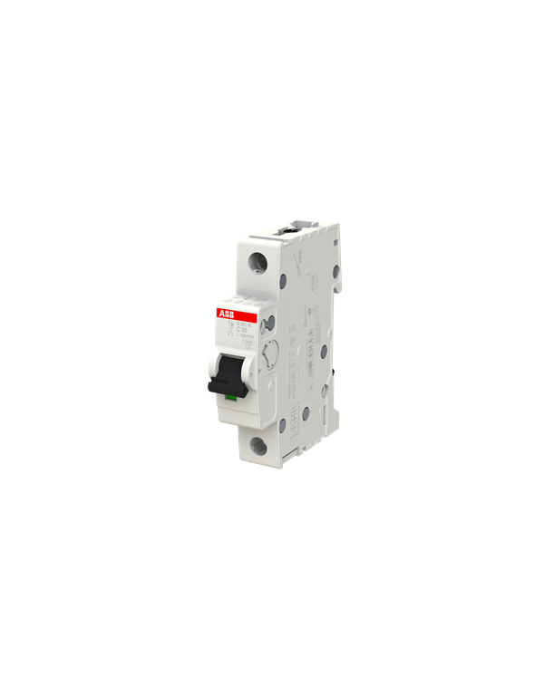 Disjoncteur ABB S201M-C50 1P 50A caractéristique C, 10 kA Disjoncteur ABB S201M-C50 1P 50A caractéristique C, 10 kA
