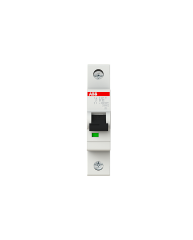 Disjoncteur ABB S201M-B32 1P 32A caractéristique B, 10 kA Disjoncteur ABB S201M-B32 1P 32A caractéristique B, 10 kA