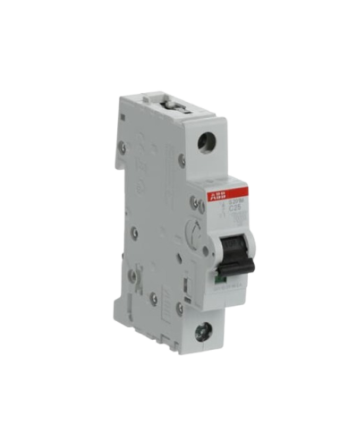 Disjoncteur ABB S201M-C25 1P 25A caractéristique C, 10 kA Disjoncteur ABB S201M-C25 1P 25A caractéristique C, 10 kA