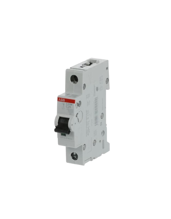 Disjoncteur ABB S201M-C25 1P 25A caractéristique C, 10 kA Disjoncteur ABB S201M-C25 1P 25A caractéristique C, 10 kA