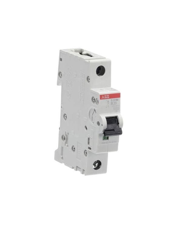 Disjoncteur ABB S201M-B20 1P 20A caractéristique B, 10 kA
