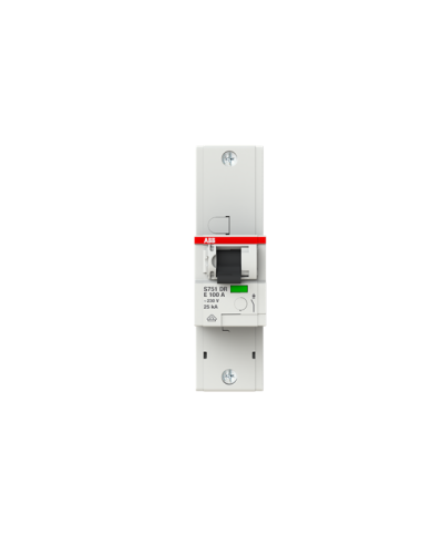 Disjoncteur miniature sélectif ABB S751 DR E100 1P 100A Disjoncteur miniature sélectif ABB S751 DR E100 1P 100A