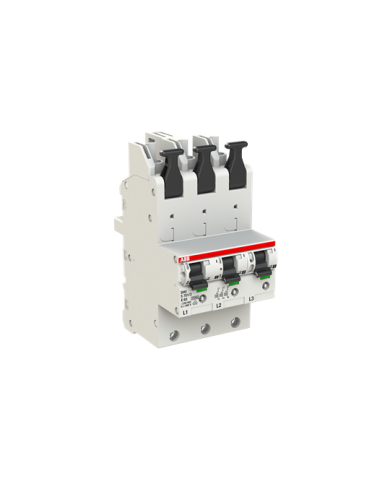 Disjoncteur sélectif principal ABB S751/3-E63, 63A, 3 pôles