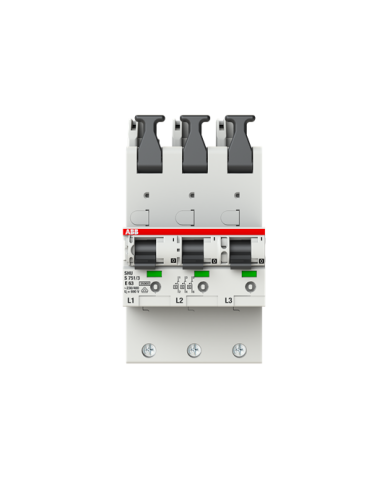 Disjoncteur sélectif principal ABB S751/3-E63, 63A, 3 pôles Disjoncteur sélectif principal ABB S751/3-E63, 63A, 3 pôles