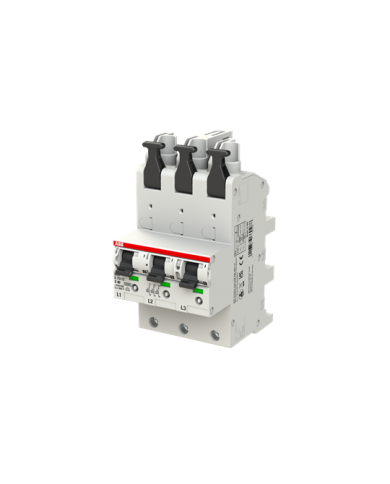 Disjoncteur sélectif principal ABB S751/3-E40, 40A, 3 pôles Disjoncteur sélectif principal ABB S751/3-E40, 40A, 3 pôles