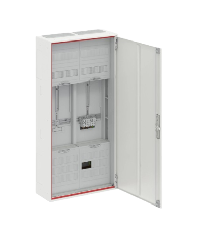 Armoire complète Striebel & John DD27V11B pour 40A 1 compteur & 1 réserve, 48TE, BH3, 2 champs 16 mm² Armoire complète Striebel & John DD27V11B pour 40A 1 compteur & 1 réserve, 48TE, BH3, 2 champs 16 mm²