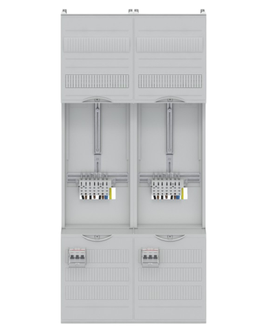 Champ complet Striebel & John DF27U2B 40A 2 compteurs, 48TE, BH3, 2 champs, 16 mm² Champ complet Striebel & John DF27U2B 40A 2 compteurs, 48TE, BH3, 2 champs, 16 mm²