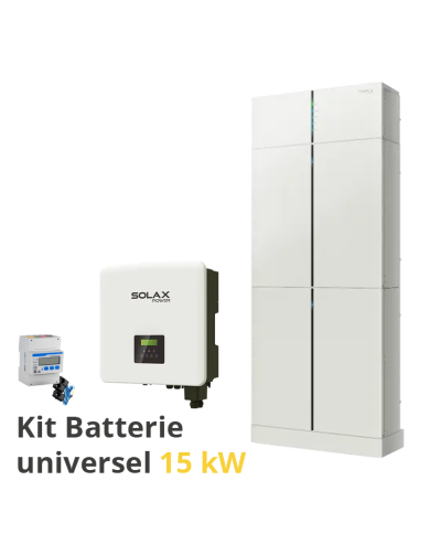 Kit ajout de batterie universel 15 kW | Alma Solar® N°1 des panneaux solaires Kit ajout de batterie universel 15 kW | Alma Solar® N°1 des panneaux solaires