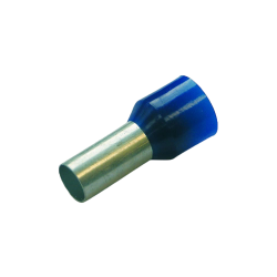 Cosses Isolées Haupa 270828 16 mm² série de couleurs DIN, longueur 18 mm, bleu