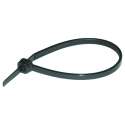 Colliers de serrage noirs résistants aux UV 203x4,6mm (paquet de 100)