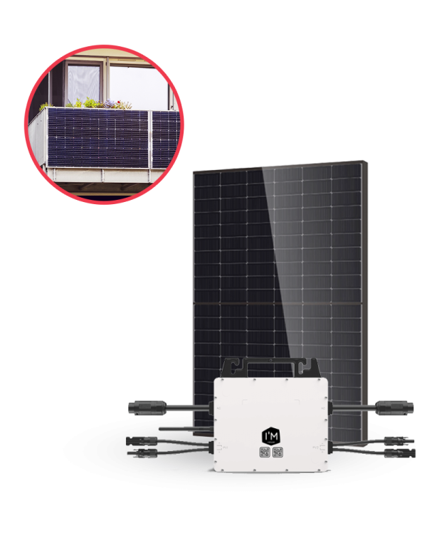 Kit solaire 900W sur balcon | Alma Solar® N°1 des panneaux solaires