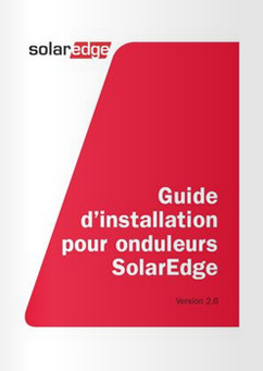 Installation onduleur SolarEdge SE3K-SE12K